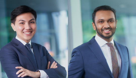 Meet our inaugural Dhanabalan Scholarship students