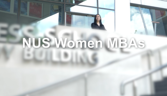 Women representation in The NUS MBA