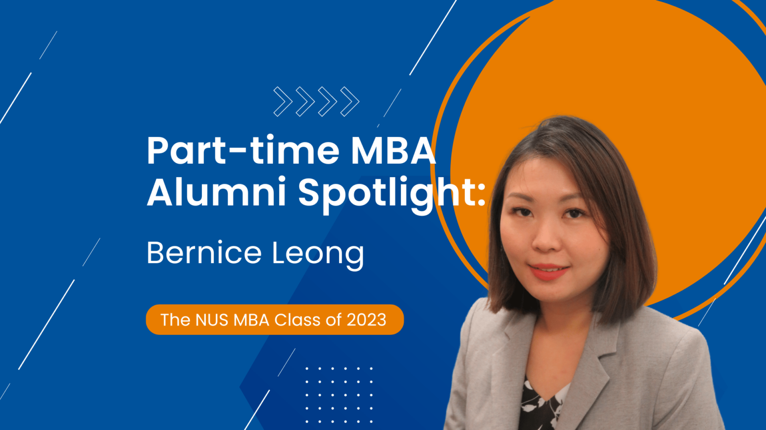 Empowering Healthcare Leadership through the NUS PartTime MBA The