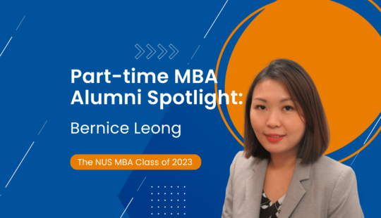 Empowering Healthcare Leadership through the NUS Part-Time MBA