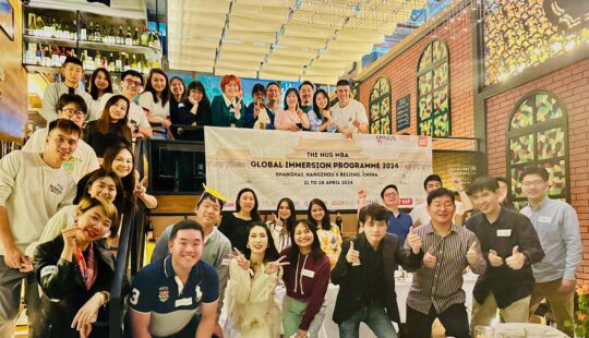 Navigating Cultural Complexities and Economic Realities – Reflections on the NUS MBA Global Immersion Programme in China